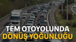 TEM otoyolunda dönüş yoğunluğu